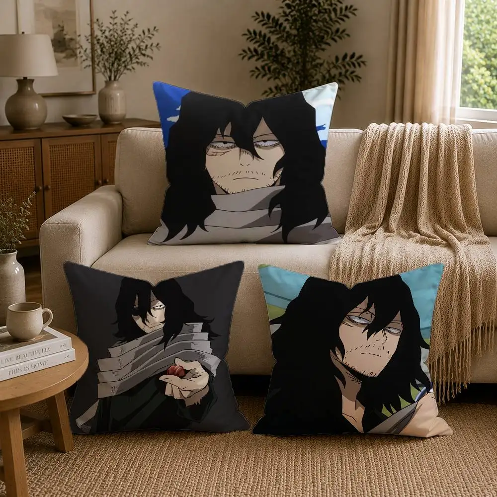 Anime-e Shota-a Aizawa Pillow Case for Sofa Living Room Home office Decor Protective Cover