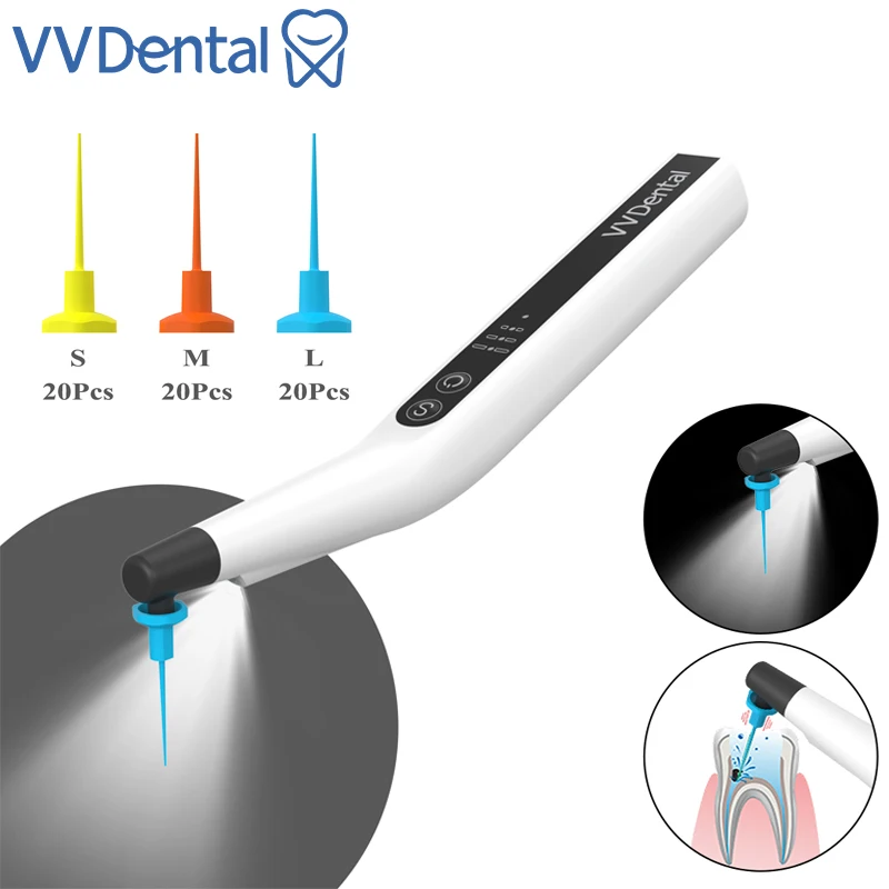 VVDental Dental Endomotor Root Canal Sonic Irrigator Endo Activator with 60 Pcs Endo Files Dentistry Endodontic Cleaning Tool