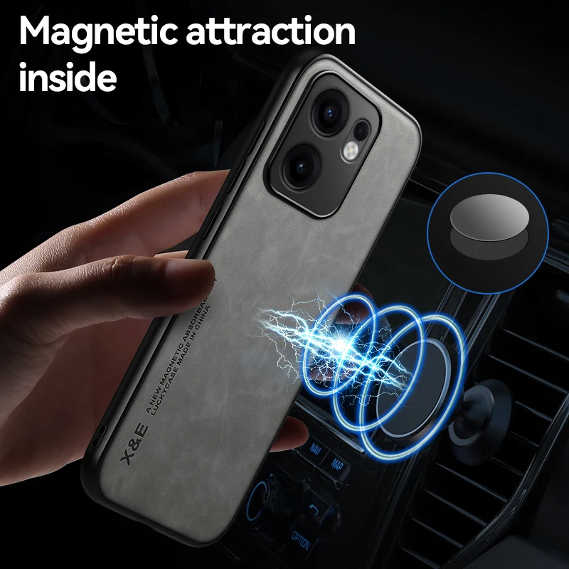 Magnetic Case For OPPO Reno 13F 13 FS 12F 12 FS 4G/5G Protective Shockproof Cover Coque Capa Fundas
