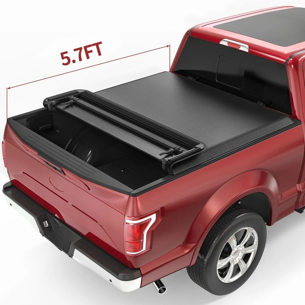 

Мягкий складной чехол-тент (5.7 футов) для кузова пикапа Dodge Ram 1500 Crew Cab 2009-2026 гг.