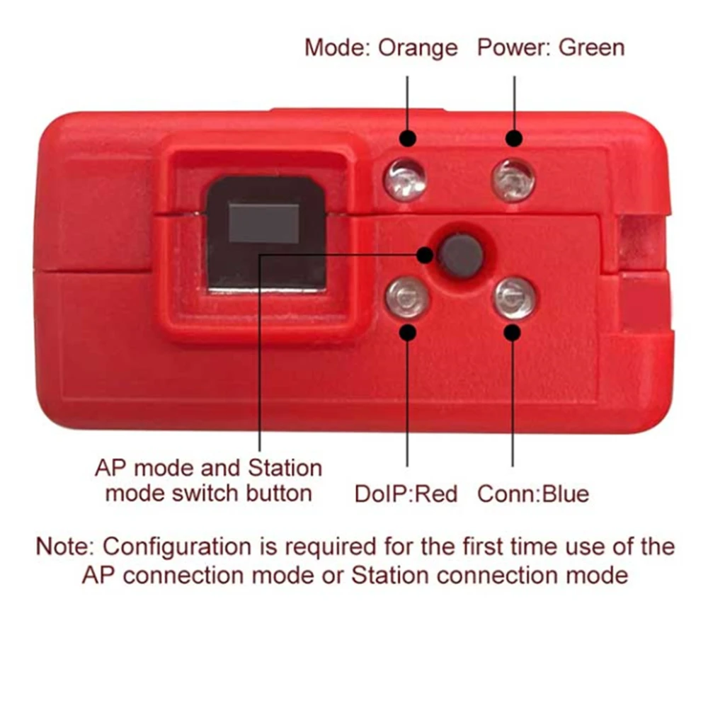 VNCI DoIP Auto Diagnostic Tool for VAG Engineer Software Support CAN FD/ DoIP with Dashboard IMMO Key Match Test Platform Cable