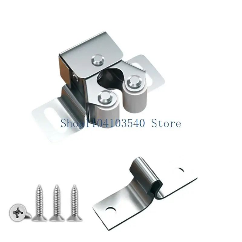 02DC 10X Cabinet Door Push Secure Cold Rolled Metal Solid Framework Quick Fixing For Kitchen Cabinet Or Wardrobe Use