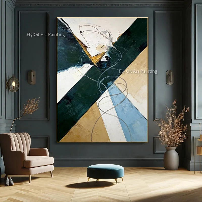 Hand Drawn Modern Summer Seascape People Surfing Wall Art On Canvas Winter White Mountain Landscape Oil Painting New Artwork