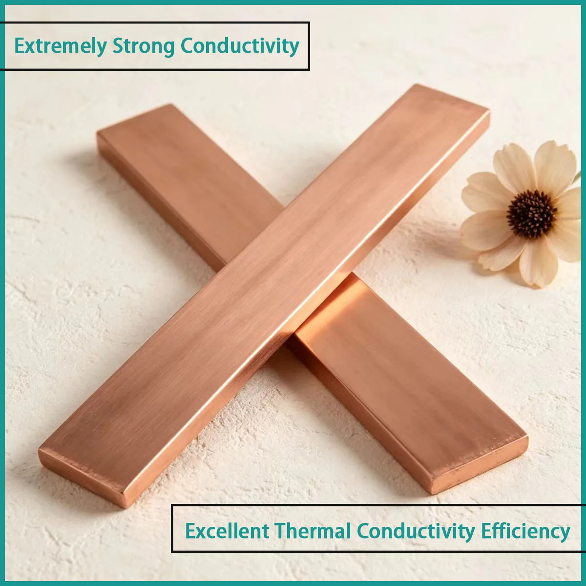1-10mm thick pure copper square plate is used for conductive busbar, grounding