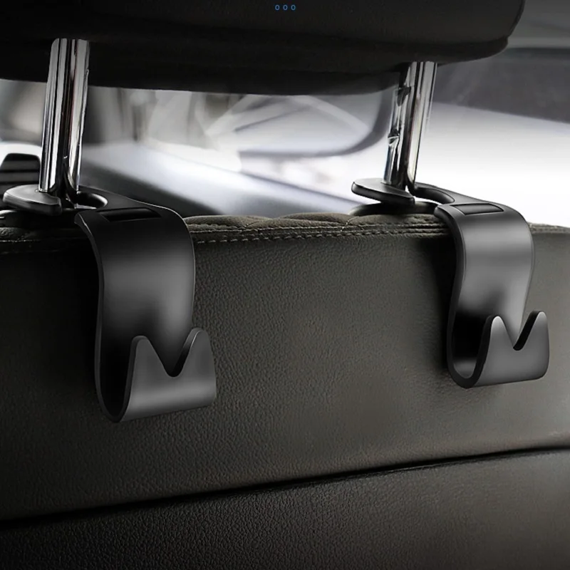 4 pcs Car seat backrest item storage hook shelf bracket rack Accessories For Ford  Mustang Mondeo  Focus  Fiesta Escape  Kuga