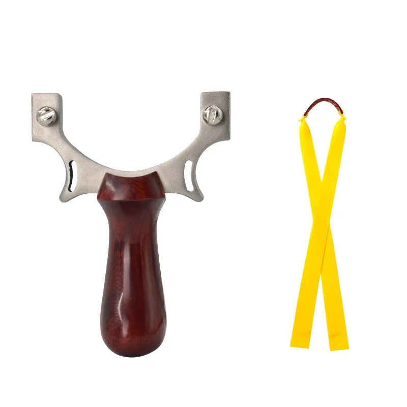 Indepusiones de caza de acero inoxidable de madera. Toyadores de tiras de tirachinas al aire libre