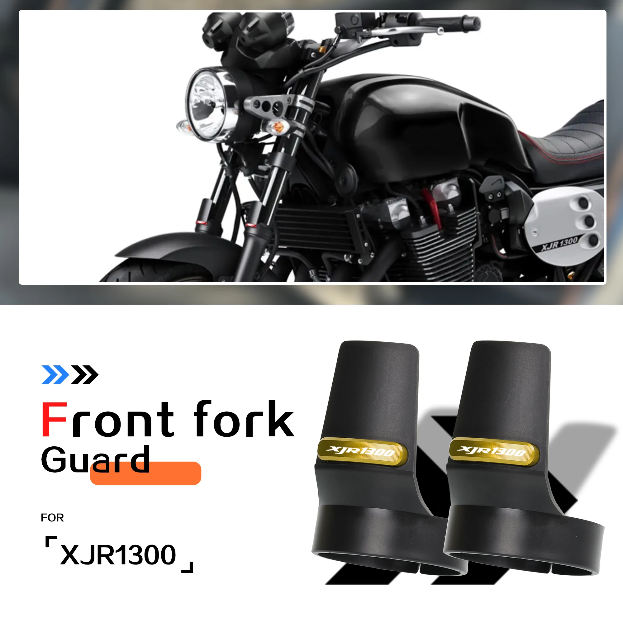 

For Yamaha XJR1300 2X Shock Absorbing Protective Front Fork Leg Cover Guard Shock proof Dust Shield Protective Shell XJR 1300