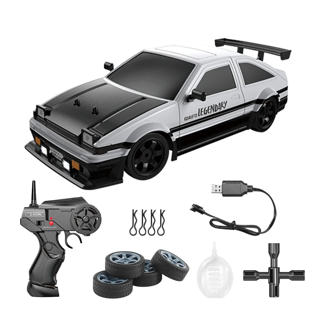 

AE86 Remote Control Car Racing Vehicle Toys For Children 1:16 4WD 2.4G High Speed GTR RC Electric Drift Cars Children Toys Gift