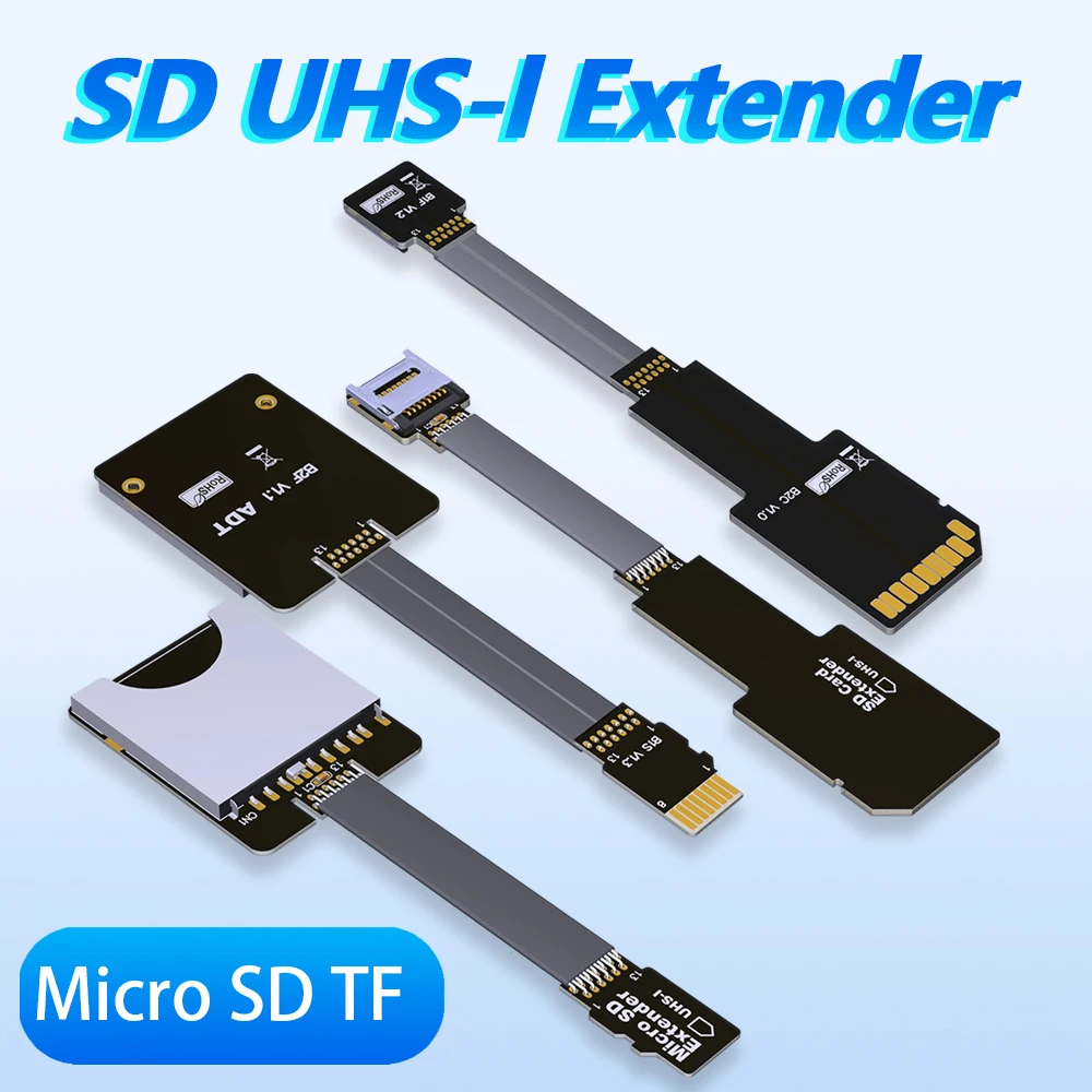 

Support SDHC SDXC UHS-I Full Speed Micro SD TF Extension Cable Non-FPC Card Reading Test Cable for GPS ROCK Pi 4 B11 B12 B22