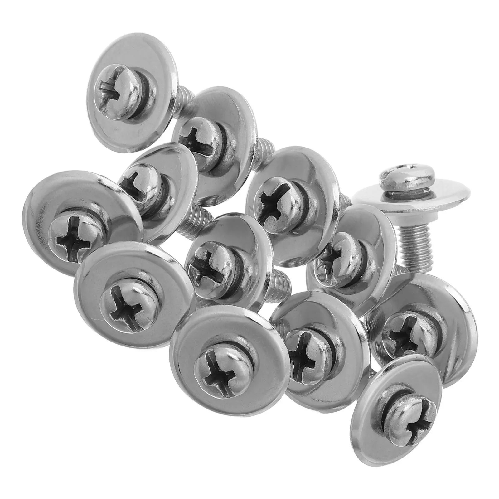 20Set Pot Lid Handle Accessories Universal Fit Stainless Steel Screws M5x12mm Silicone Gaskets Kitchen Lid Fastener Replacement