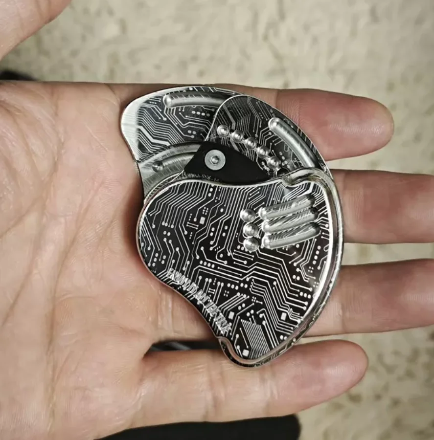 Used EDC Kais Jiayin Advanced Special PLC Stainless Steel Circuit Board fidget slider Decompression toys