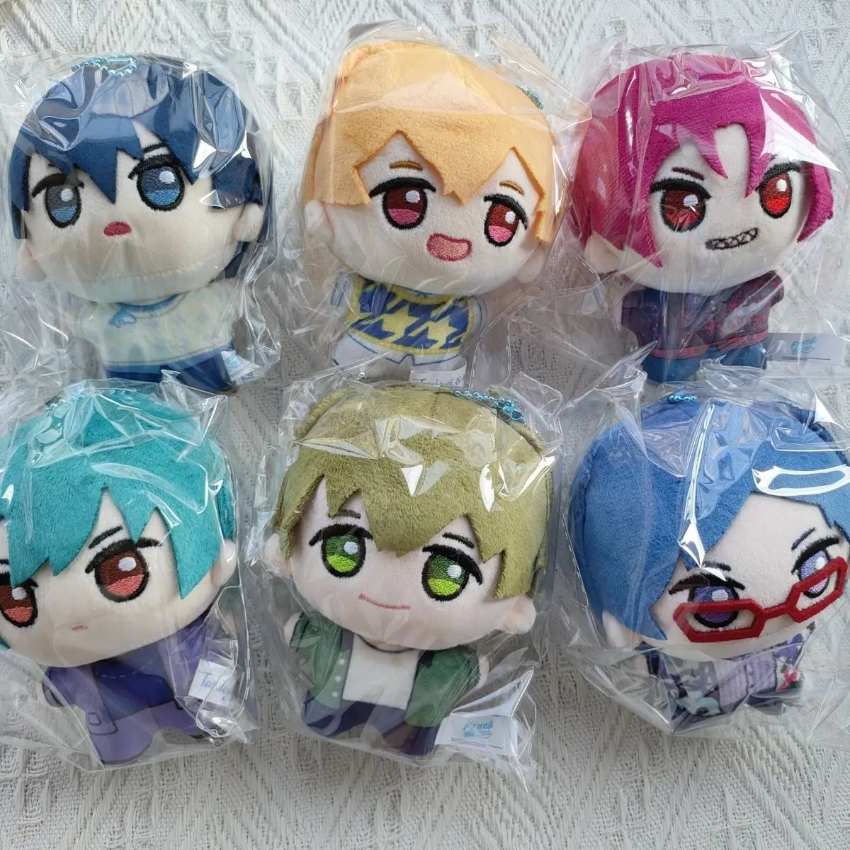 

Stuffed 10cm Anime Free! Nanase Haruka Matsuoka Rin Ryujin Rei Makoto TachibanaBody Plush Doll Toy Soft Dress Up Cotton Kid Gift