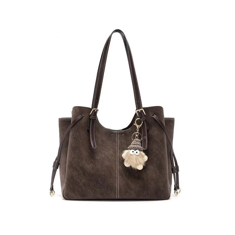 Fashion Versatile Women's Large Capacity 2026 New Autumn and Winter Fashion Simple Retro Commuter Tote Bag Handbags Designer Bag