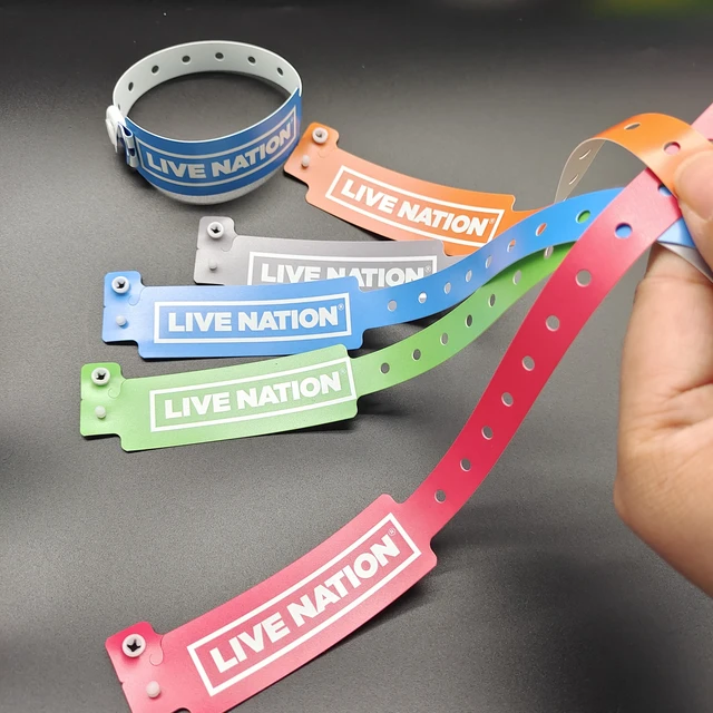 DDJOY PVC Material Waterproof one time use Adult Size Cheap Custom Vinyl Wristbands For Events AliExpress 15