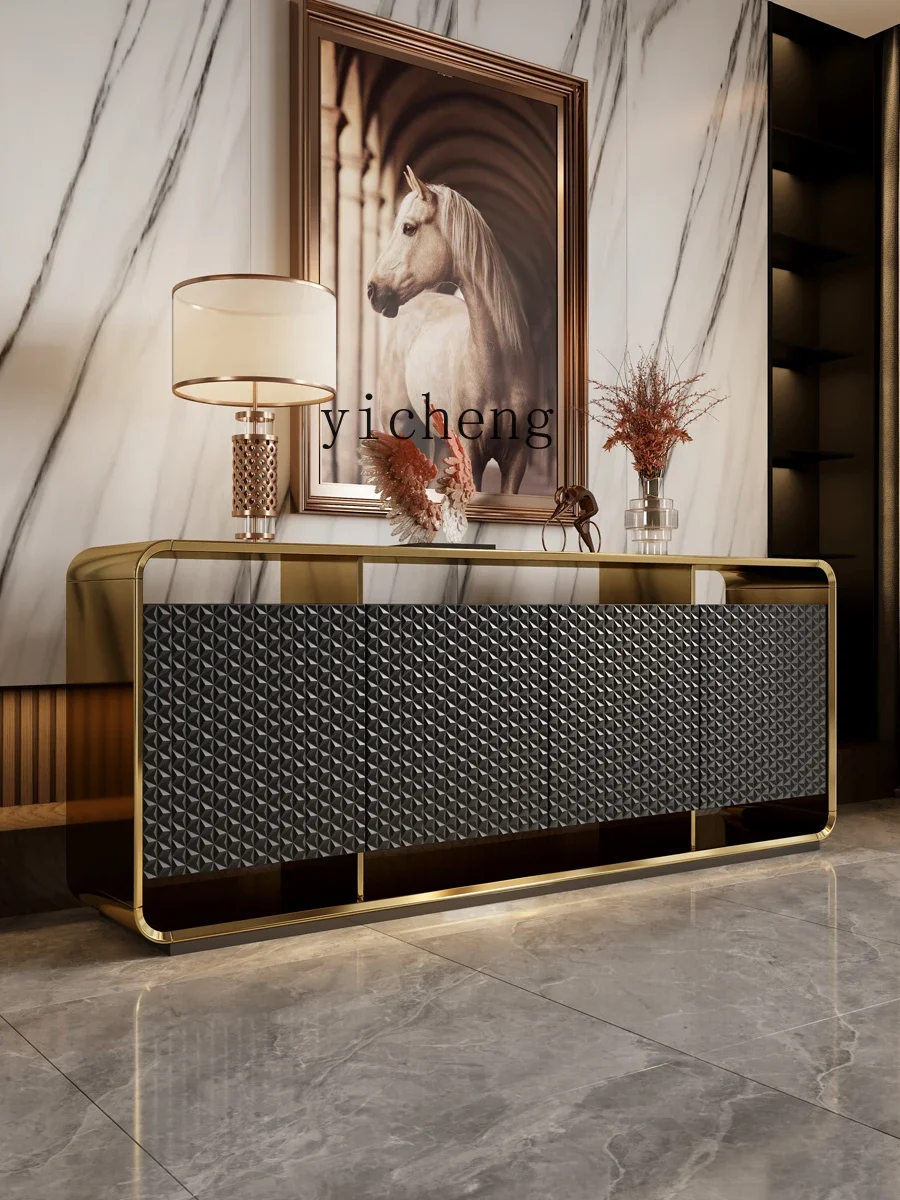 

U29 dining side cabinet modern simple solid wood porch cabinet entrance hall entrance shoe cabinet bedroom