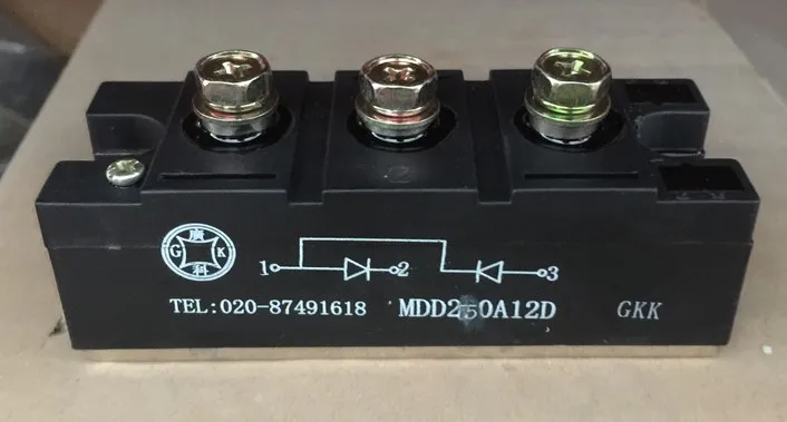 Módulo de control rectificador: MDD200A12D / MDD250A12D