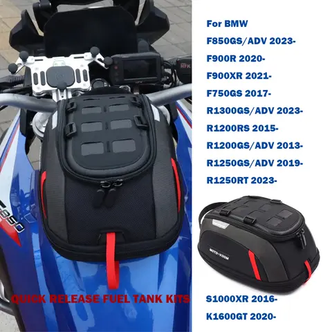 F850GS/R 1200GS1200RT/R 1250 GS ADV F750 F900 XR 오토바이 퀵 릴리즈 탱크백 마그네틱 탱크백 S1000XR용