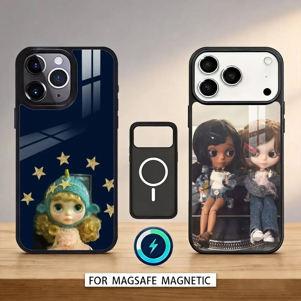 

Adorable D-Doll B-BlytheS Phone Case Magnetic For iPhone17 16 15 14 13 12 Pro Max For Magsafe Wireless Charging Cover
