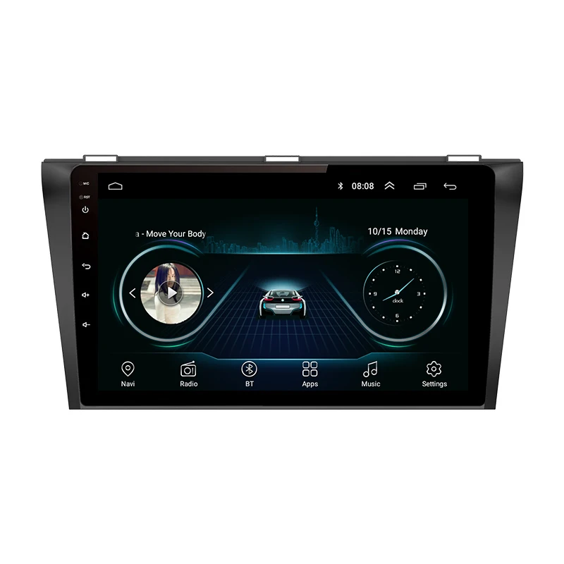 Android 9.1 9 Inch Car Radio Navigation Wifi 2GB+32GB Car Stereo for Mazda 2004 2005 2006 2007 2008 2009