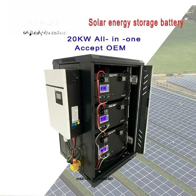 GEOFF Integrated Hybrid Solar System Home Energy Storage System Stacked Iron Lithium Battery Pack CATL 20kw 25kw 45kw 100kwh