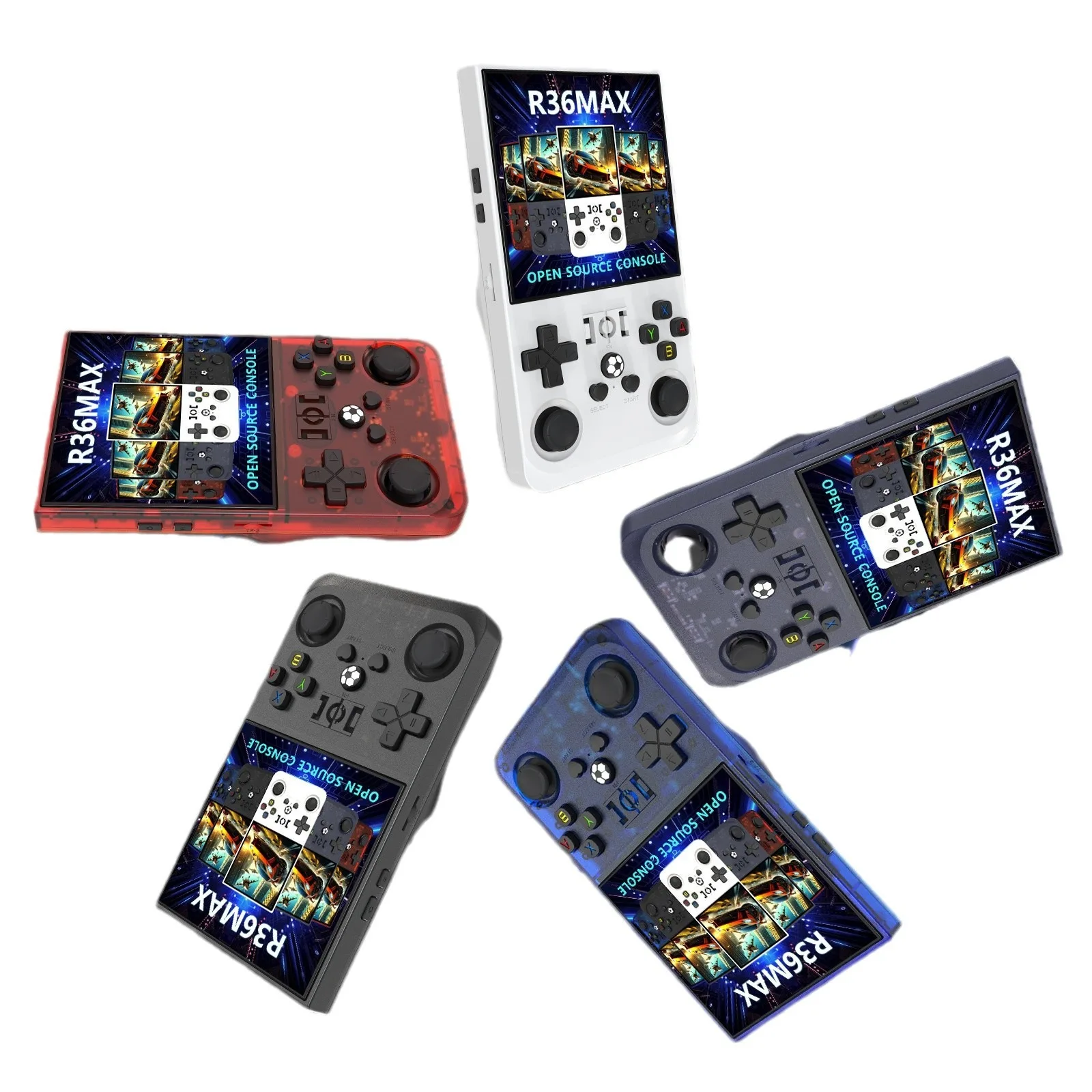 R36 MAX Retro Handheld Game 4.0Inch IPS Screen Console 64 128GB