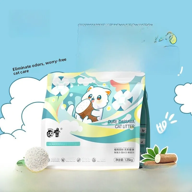 pure-cassava-plant-litter-bag-cover-easy-to-clump-odor-control-dust-free-portable-smart-toilet-for-cats-pet-supplies