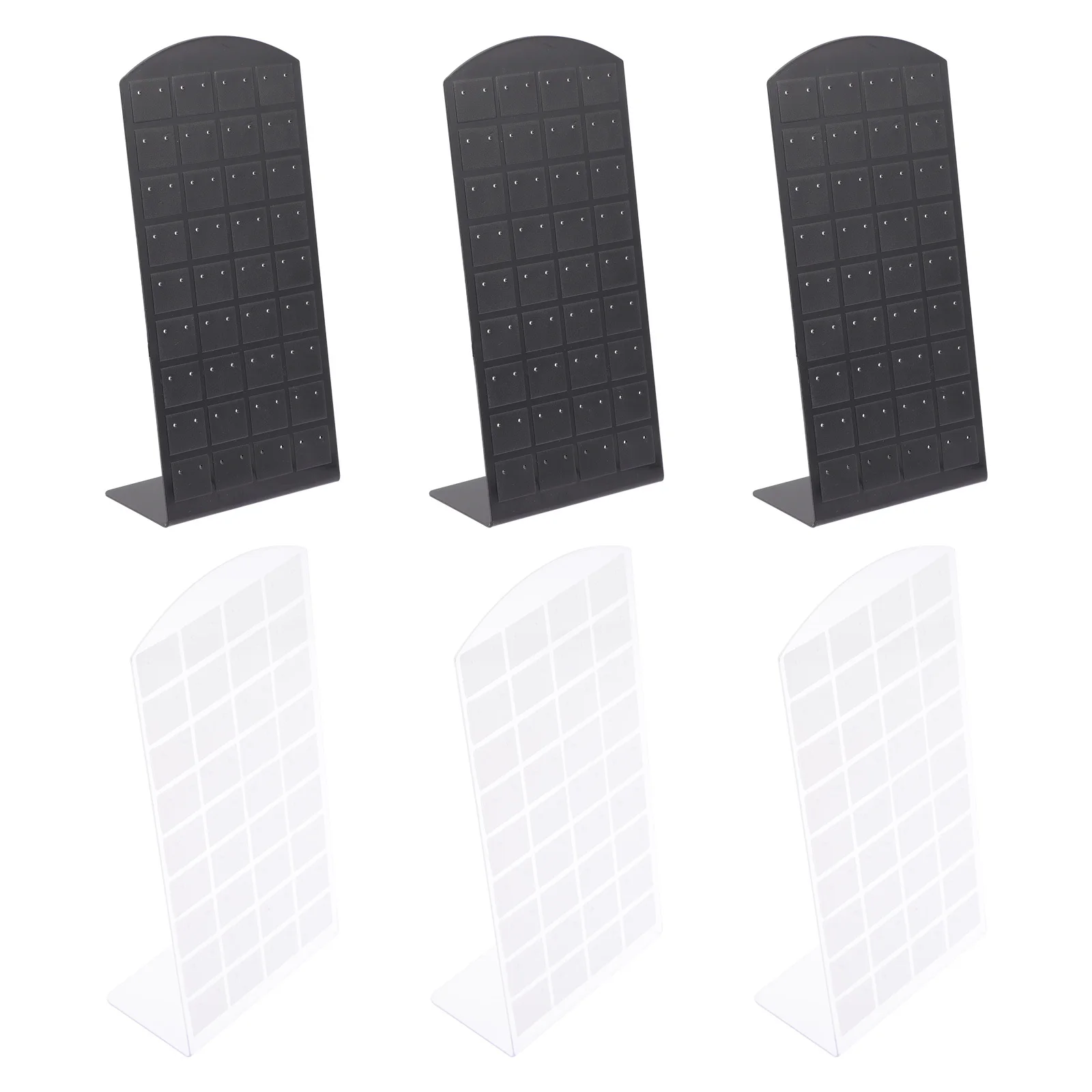 

6 Pcs Display Stand Ear Studs Earring Holder Storage Box Holders for Selling Acrylic