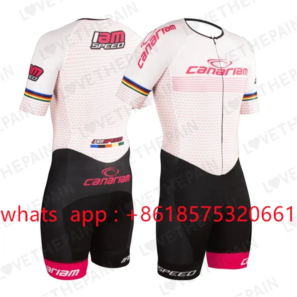 

Men Cycling Jersey Inline Roller Skate Skinsuit Fast Skating Summmer Cycling Triathlon Clothing Ropa Ropa Ciclismo Running Wear