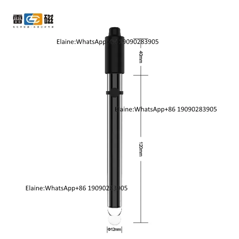 65-1C pH Combination Probe Glass Shell Material for Laboratory Well Probe BNC Reference ph Combination Sensor