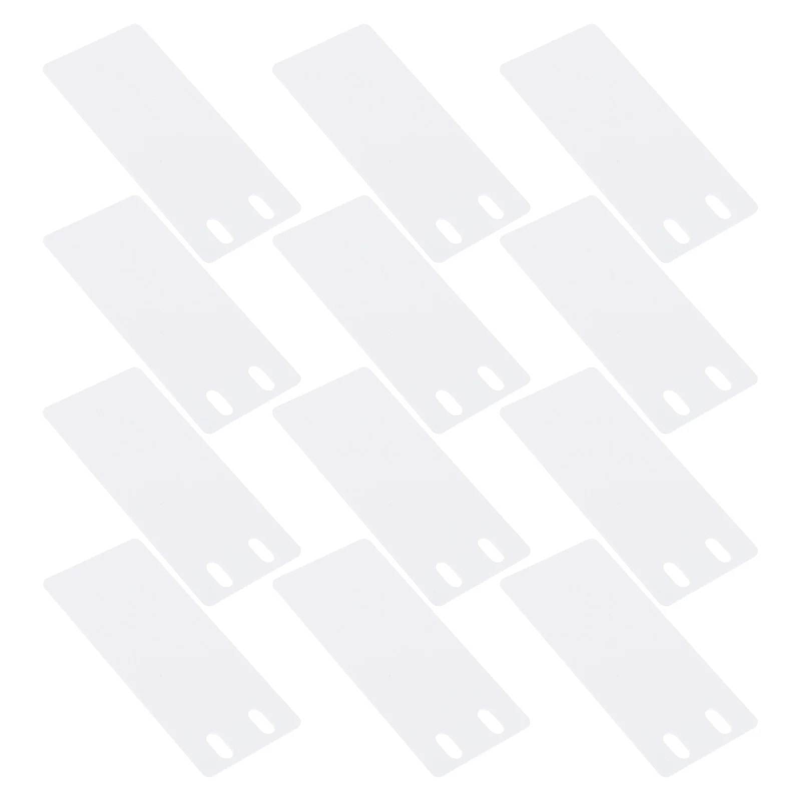 

50Pcs PVC Cable Identification Tags Blank Waterproof Write-on Cord Wire Labels for Electrical Use PVC Label