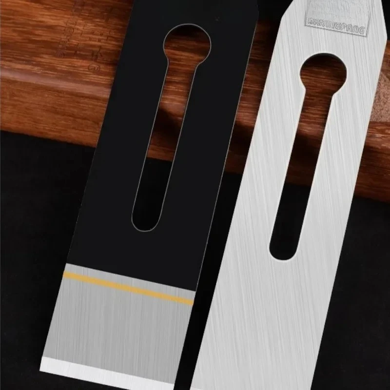 44mm/51mm Edge Trimming Cutter Carpentry Special Cover Iron Blades for Hand Planer Woodworking Wood Plane Steel Blade Plane Tool