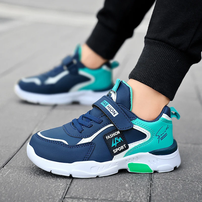 Vier Jahreszeiten Kinder Turnschuhe Leichte rutschfeste Sportschuhe Outdoor Bequeme 5-16 Jahre alte Kinder Jungen Walking Laufschuh – Detail 8