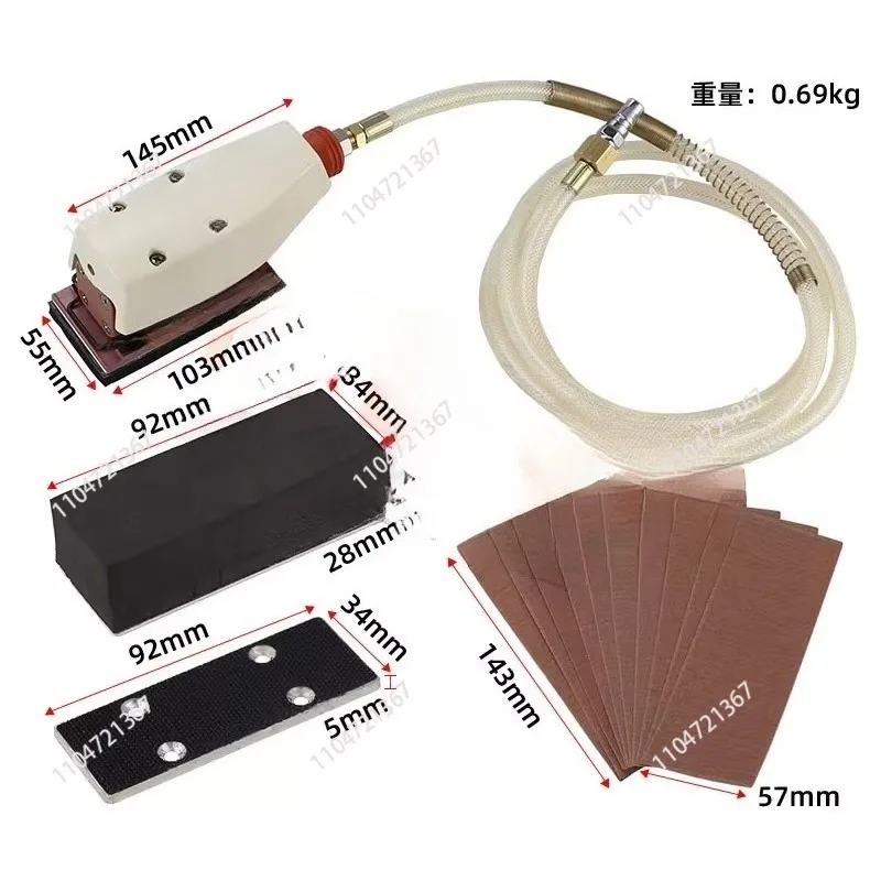 6001 Pneumatic Track Sandpaper Machine Drawing  Reciprocating Irregular Grinding  Line Grinding Machine