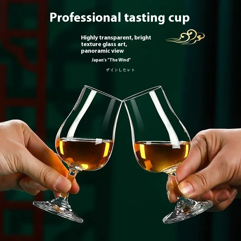 

125ML Whiskey Crystal Glass Family Banquet Wine Cup Luxury Brandy Wine Glass Thick Bottom Glass Bar Party Wine Set
