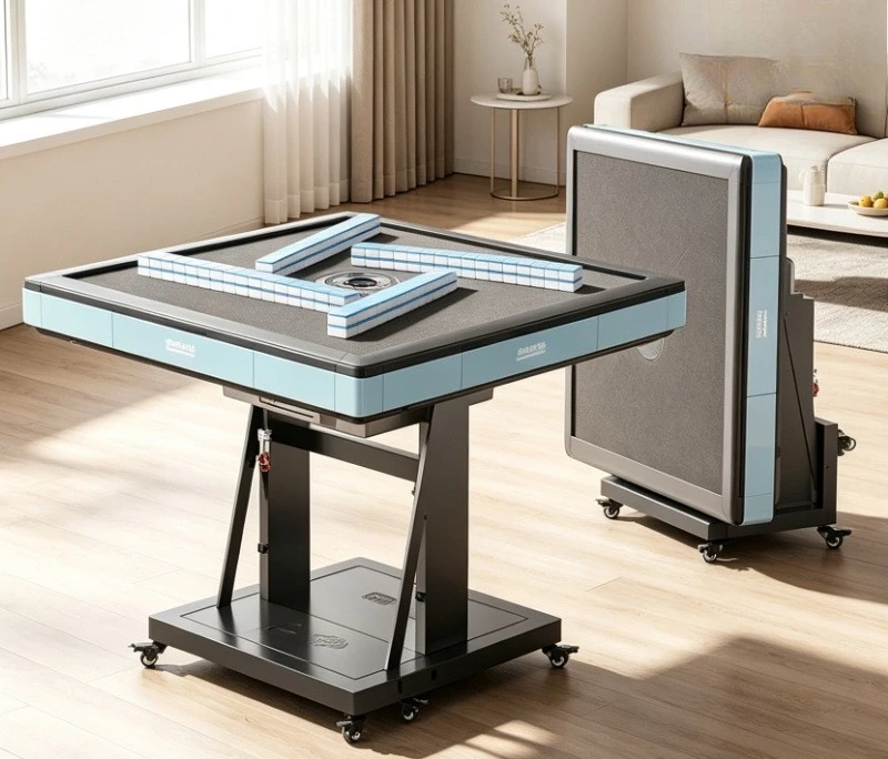 HYS Cyclone Roller Coaster Ultra-quiet noise reduction dual-purpose automatic mahjong machine household double folding dining