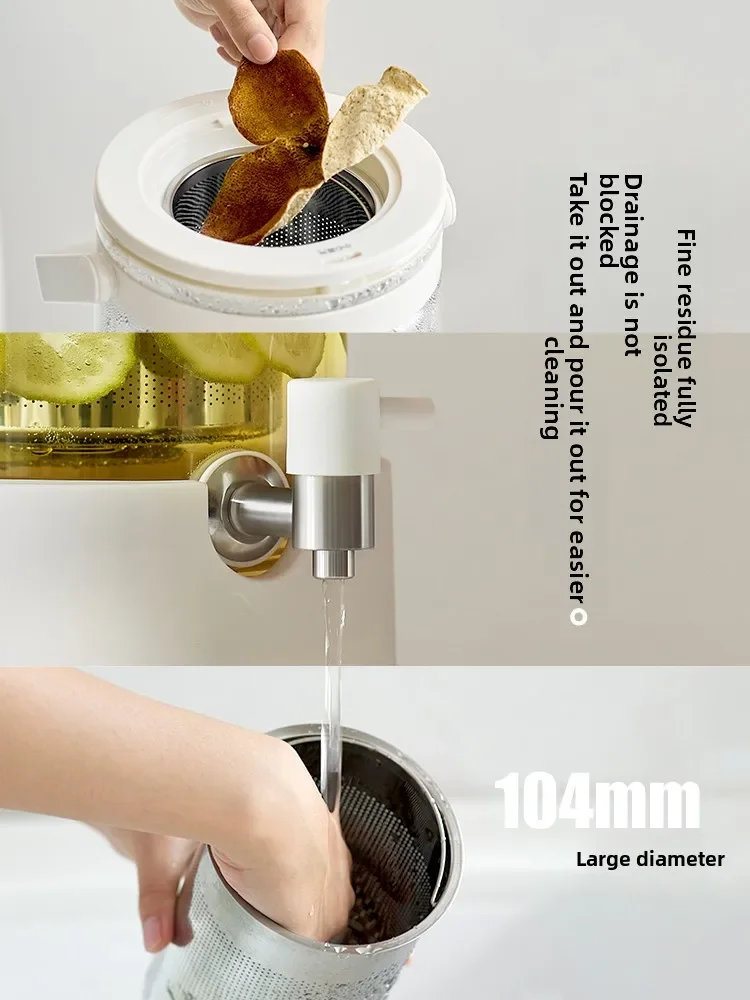 Liquan Health Kettle 2025 New Pure Glass Health Brewing Flower Boiling Tea Barrel Uncoated Kettle