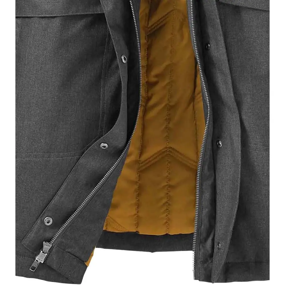 Parka anorak da donna con cappuccio resistente all'acqua