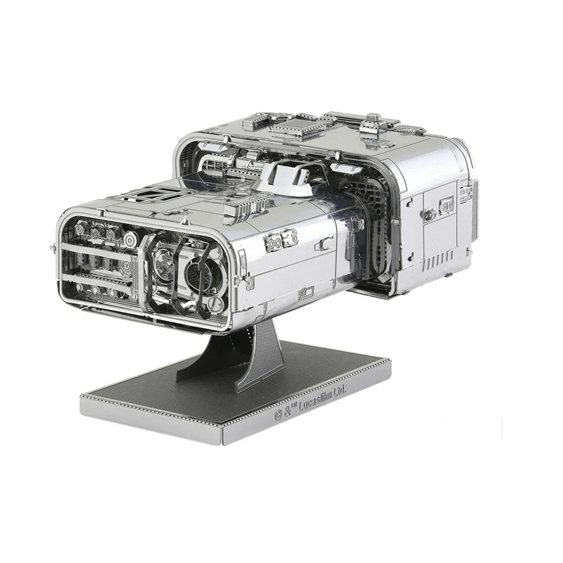 DIY Mini 3D Metal Puzzle Spaceship Flying Car Transport Aircraft Model 14+y Craft Learning Educational Toy Adults Gifts Toys