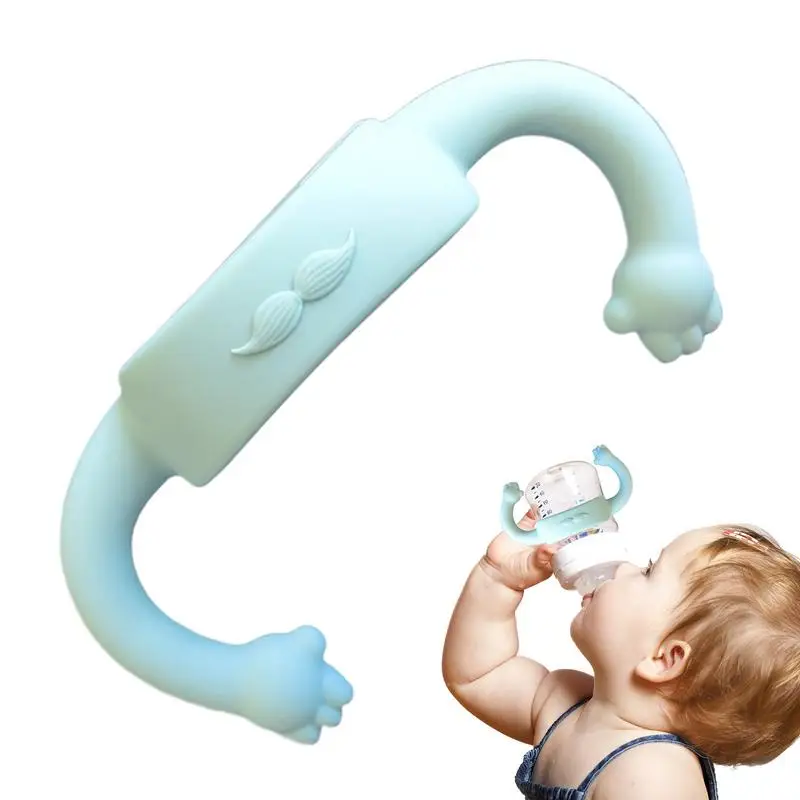 

Silicone Handles For Baby Bottles Non-slip Water Bottle Handle Sippy Cup Handles Comfortable Sippy Cup Handle Grip Bottle