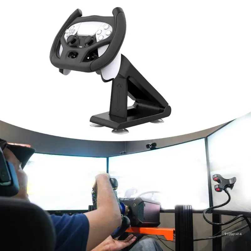 ABS Gaming Steering Wheel Game Handle Stand Immersive Driving Game For Enhances Experience with Easy Dropship