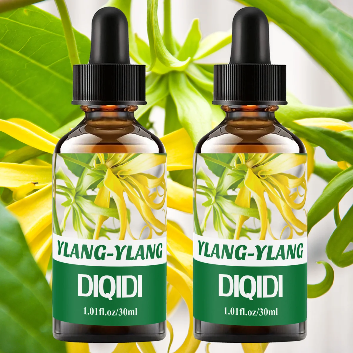

2Pcs ylang ylang essential oil, compound home aromatherapy essential oil, care oil, diffuser humidifier, car essential oil