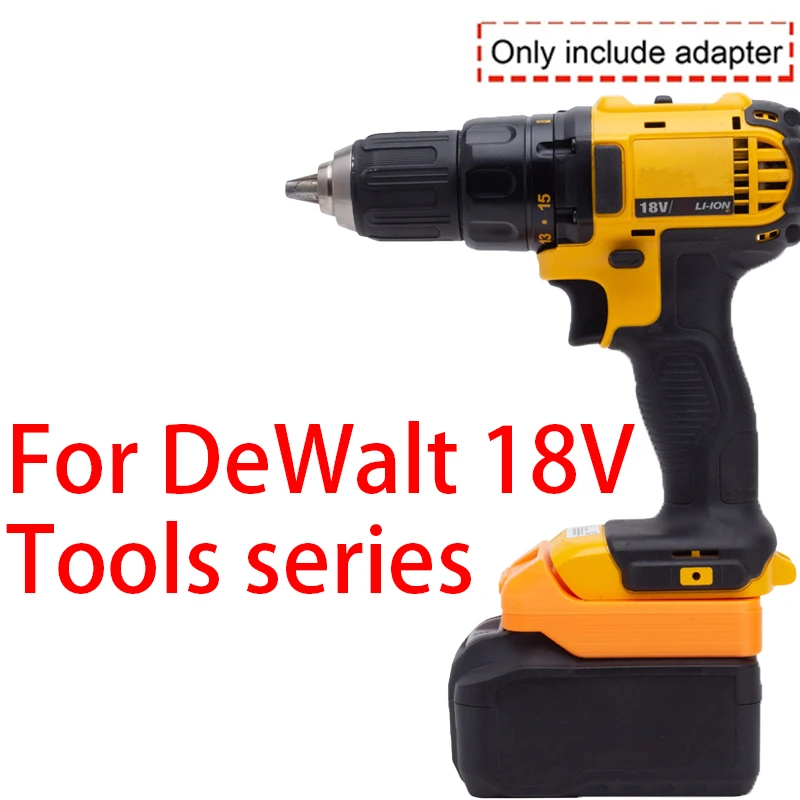 Imagem -03 - Adaptador de Bateria para Dewalt 18v Li-ion Tools Converte para Ferrex 20v Acessórios para Ferramentas Elétricas