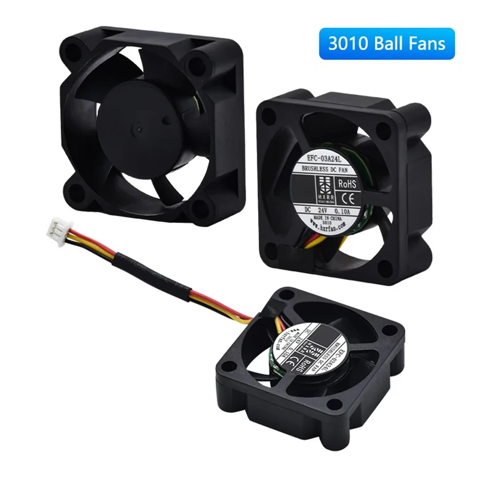 Ventilador K1 K1 Max K1C Hotend 6015 4020 3010 soplador/Axial/hidráulico 24V ventiladores de la serie K1 12000/3000s doble rodamiento de bolas sin escobillas fresco