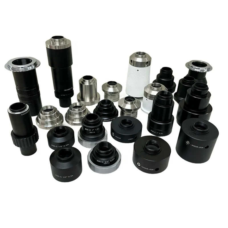 

1X 0.35X 0.5X 0.63X Microscope C Mount Coupler Lens Adaptor CCD Camera Adapter for Olympus Leica Zeiss Trinocular Microscope