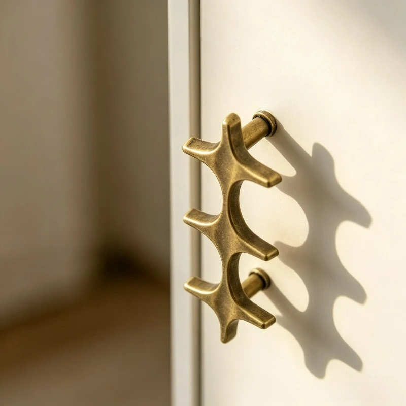 Original Personalized Retro French Cabinet Handle Antique Bronze Furniture Antique Handle
