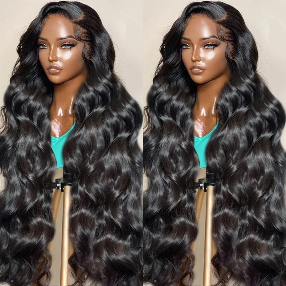 30Inch 13X4 13X6 Transparent Body Wave Lace Front Human Hair Wigs For Black Women Pre Plucked Brazilian 360 Lace Frontal Wigs