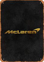 Vintage Look Metal Sign - Automotive McLaren Racing F1 - ; Tin Plate Wall Decor