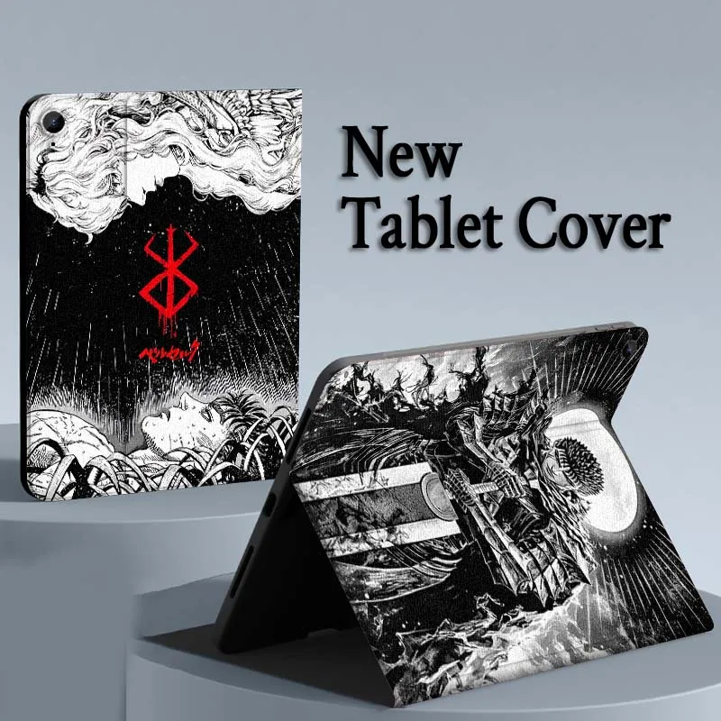 Berserk Fashion Anime Tablet Case For Samsung Galaxy Tab A A7 A8 A9 A11 S6 S11 Lite Plus 10.1 10.4 10.5 بوصة