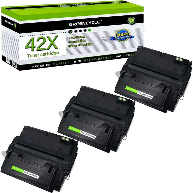 High-Yield Compatible Toner Cartridge Replacement 42X Q5942X Q1338A Use with Laserjet 4250 4250N 4250TN 4250DTN 4250DTNSL