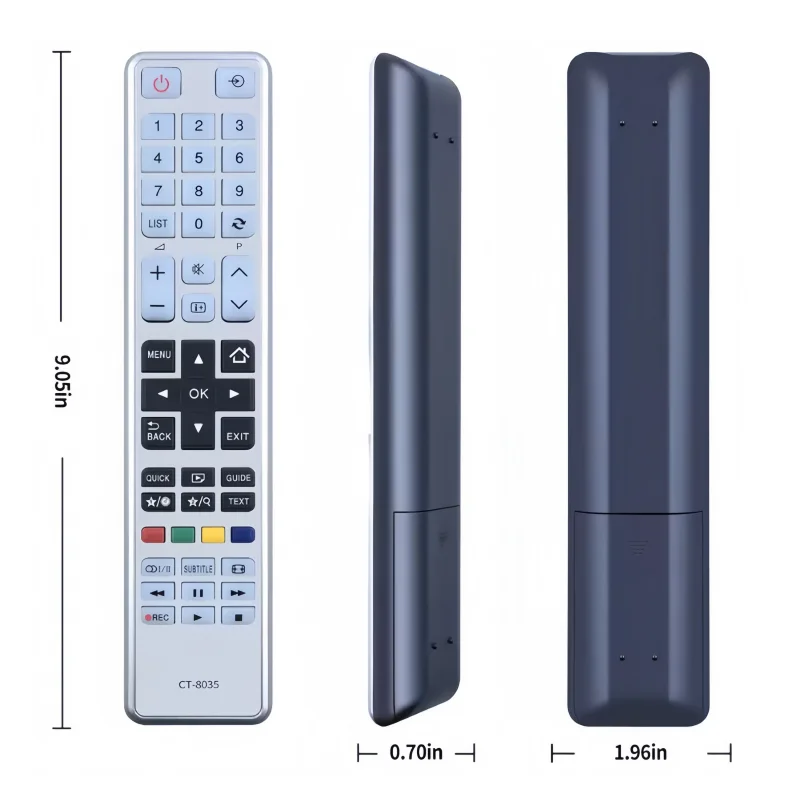 

CT-8035 Universal Remote Control for TOSHIBA LCD LED TVs CT8040 40L3453DB 40L3455DB